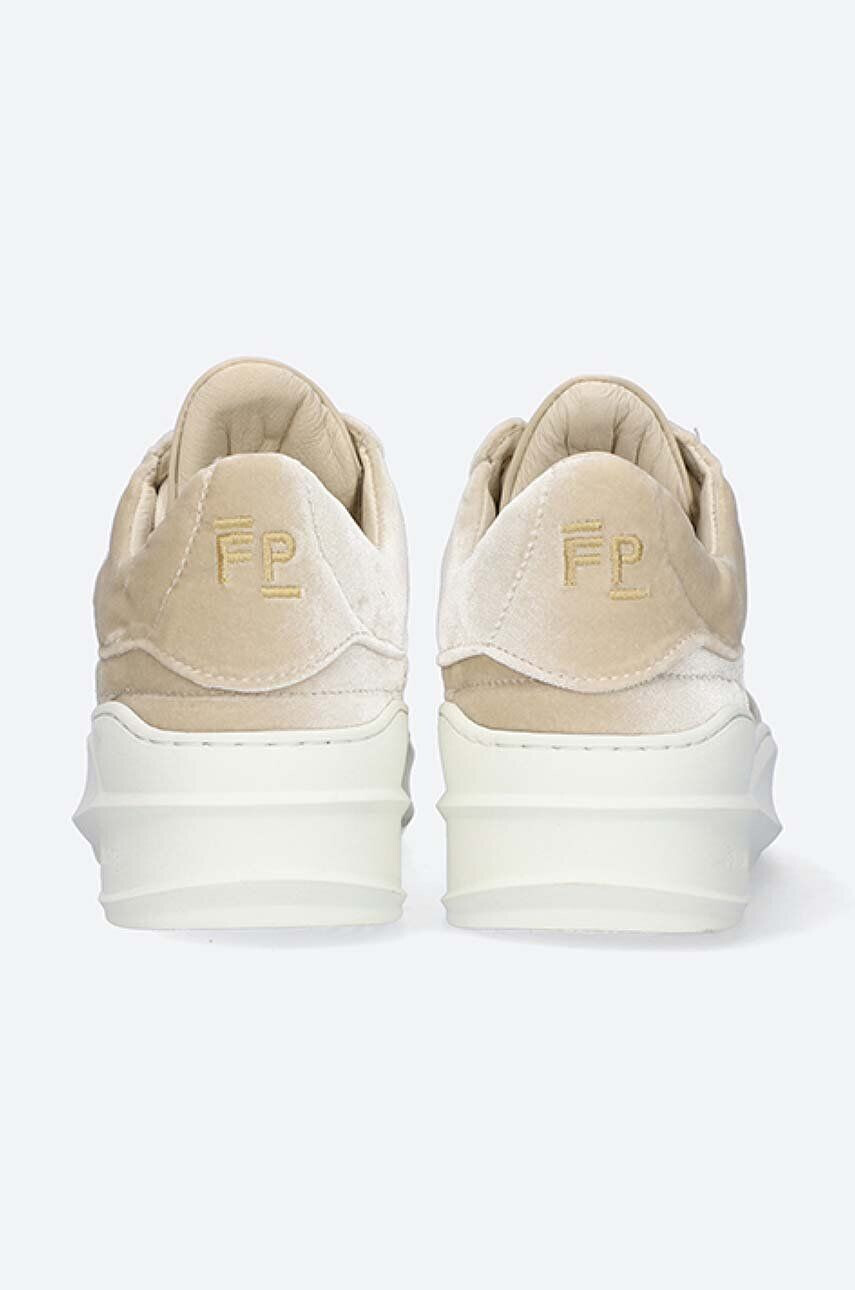 Filling Pieces Tenisky Low Eva Velvet béžová farba 51327611919 - Pepit.sk