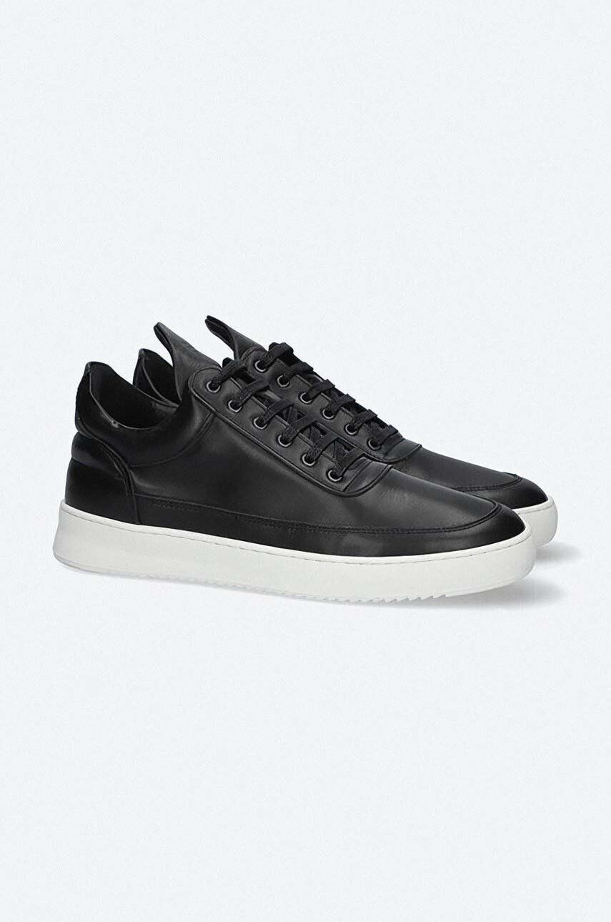 Filling Pieces Tenisky Low Ripple Lane Nappa čierna farba 25121721861 - Pepit.sk