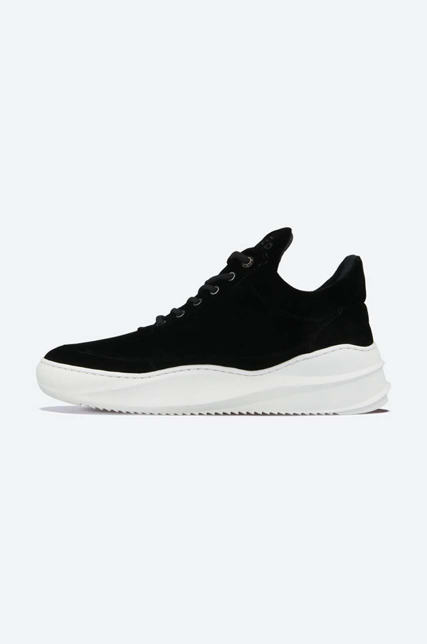 Filling Pieces Tenisky Low Top Sky Velvet čierna farba 25527611861 - Pepit.sk