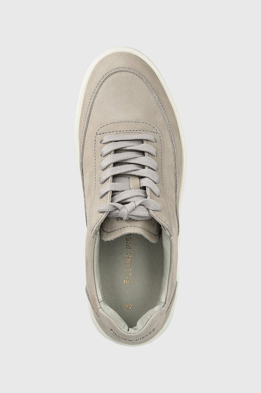 Filling Pieces Vlnené nohavice Mondo 2.0 Ripple Nubuck šedá farba 39922841878 - Pepit.sk