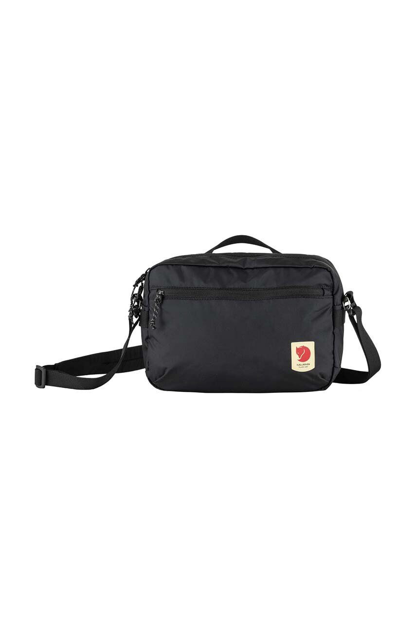 Fjallraven Malá taška High Coast Crossbody čierna farba F23227.550 - Pepit.sk