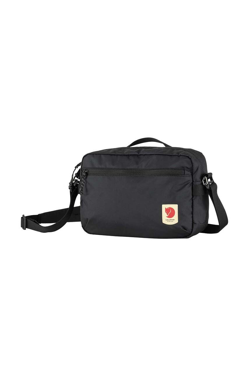 Fjallraven Malá taška High Coast Crossbody čierna farba F23227.550 - Pepit.sk