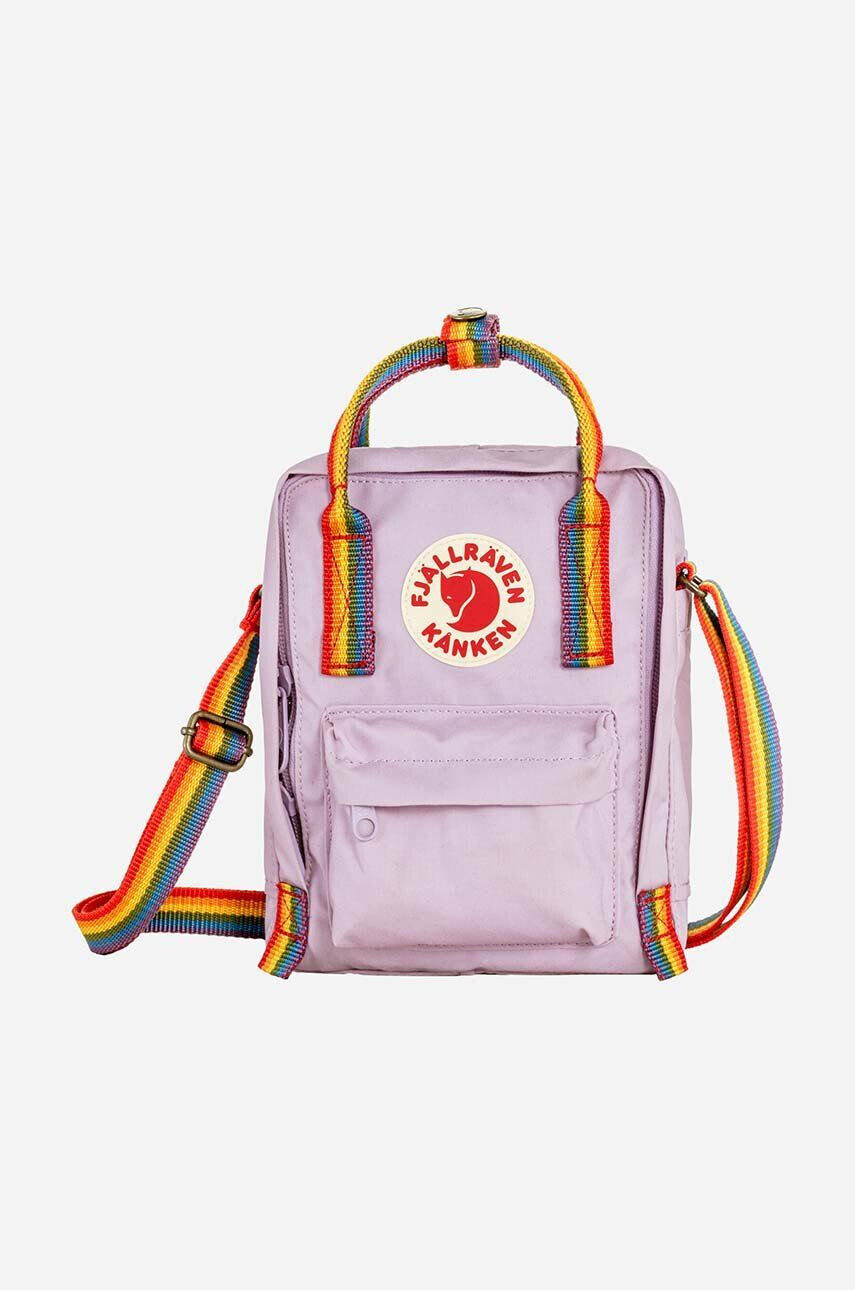 Fjallraven Malá taška Kanken Rainbow Sling F23623.457.907-907 fialová farba - Pepit.sk