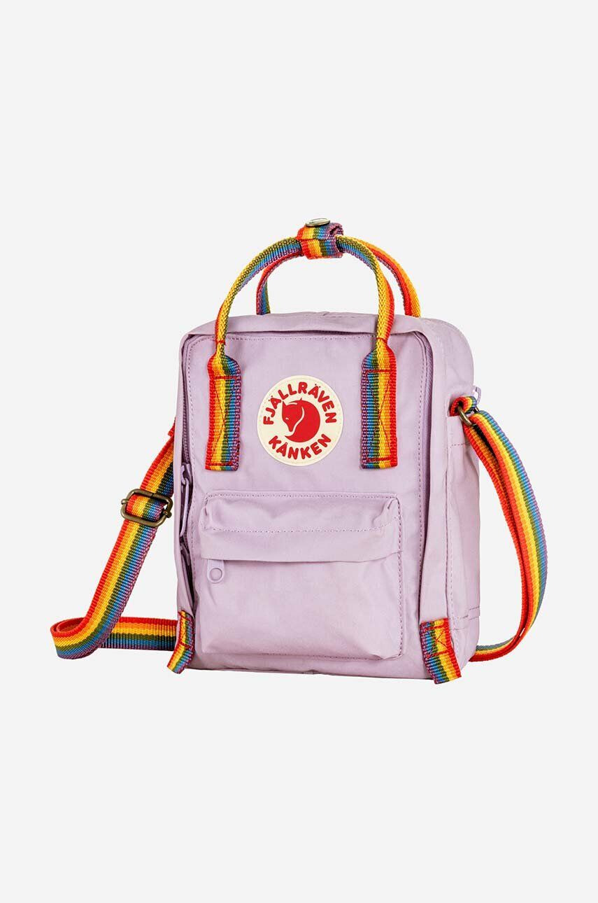 Fjallraven Malá taška Kanken Rainbow Sling F23623.457.907-907 fialová farba - Pepit.sk