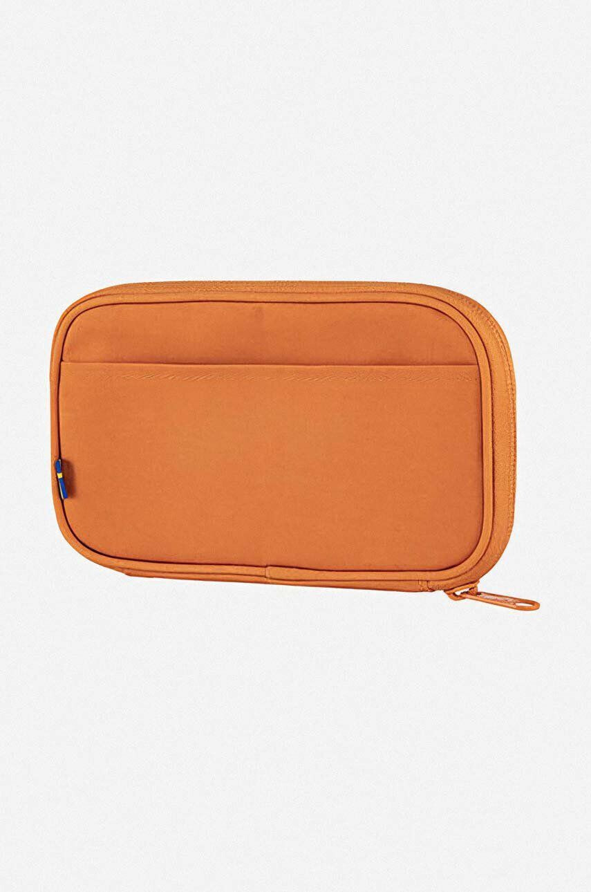 Fjallraven Peňaženka Kanken Travel Wallet F23781.206-206 oranžová farba - Pepit.sk