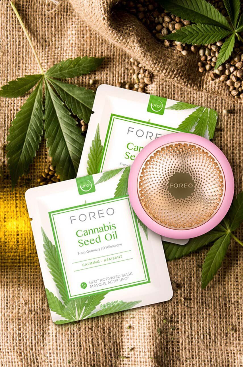 FOREO Ufo maska ​​upokojujúca zápal Cannabis Seed Oil 6-pak - Pepit.sk