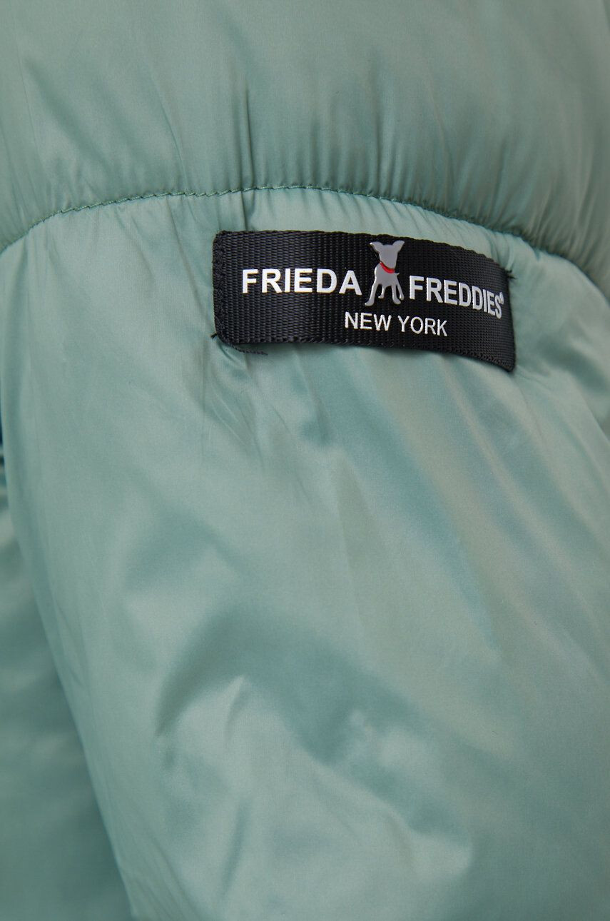 Frieda & Freddies Bunda dámska zelená farba prechodná - Pepit.sk