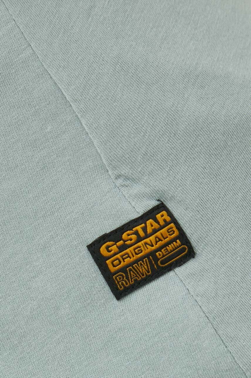 G-Star Raw Bavlnené tričko zelená farba - Pepit.sk