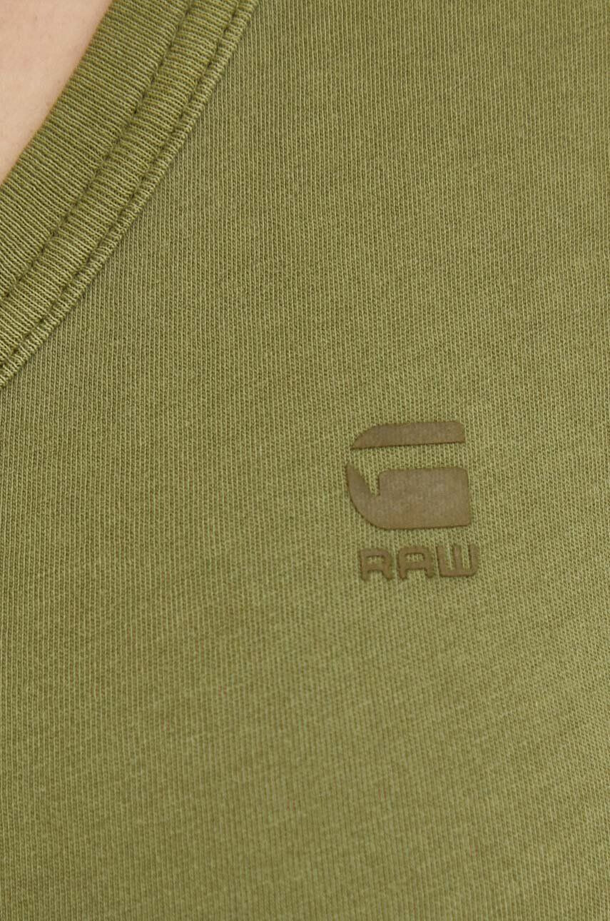 G-Star Raw Bavlnené tričko dámsky zelená farba - Pepit.sk