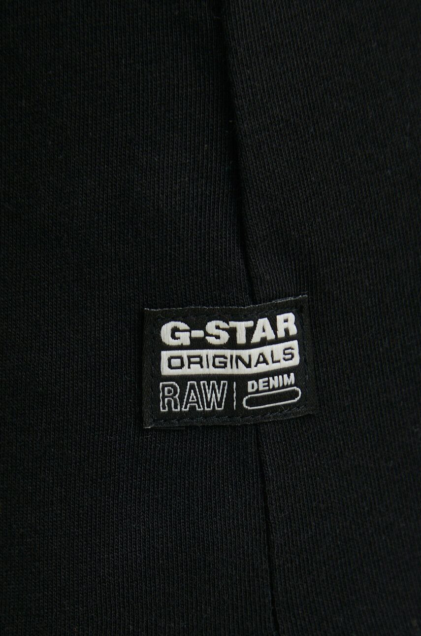 G-Star Raw Bavlnené tričko čierna farba - Pepit.sk