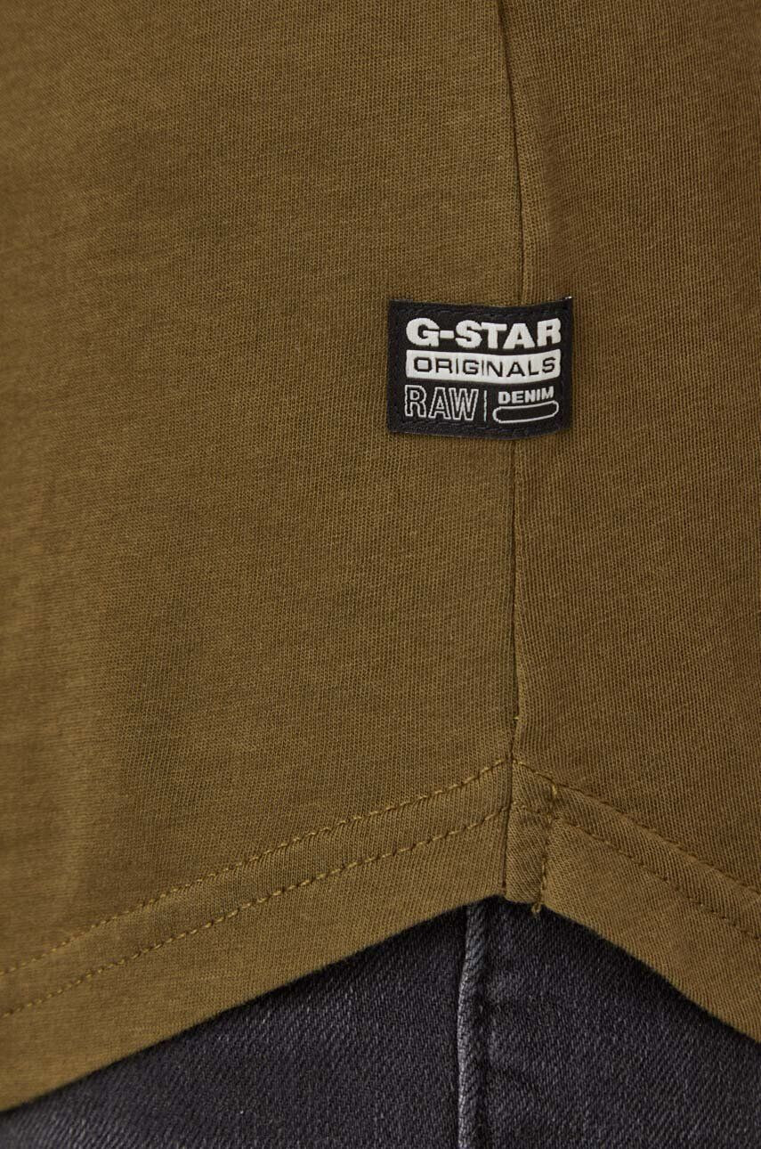 G-Star Raw Bavlnené tričko dámsky zelená farba - Pepit.sk