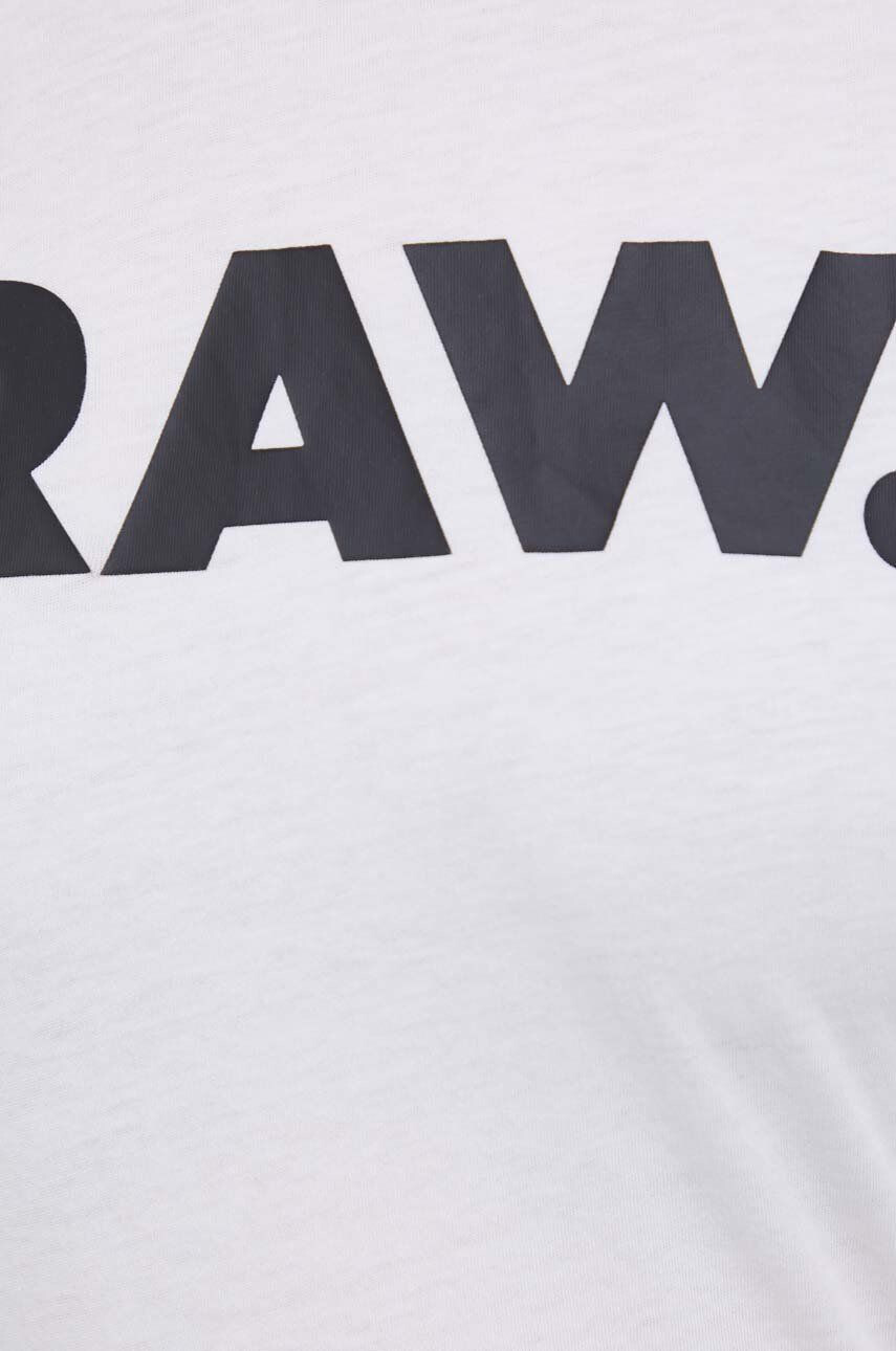 G-Star Raw Bavlnené tričko biela farba - Pepit.sk