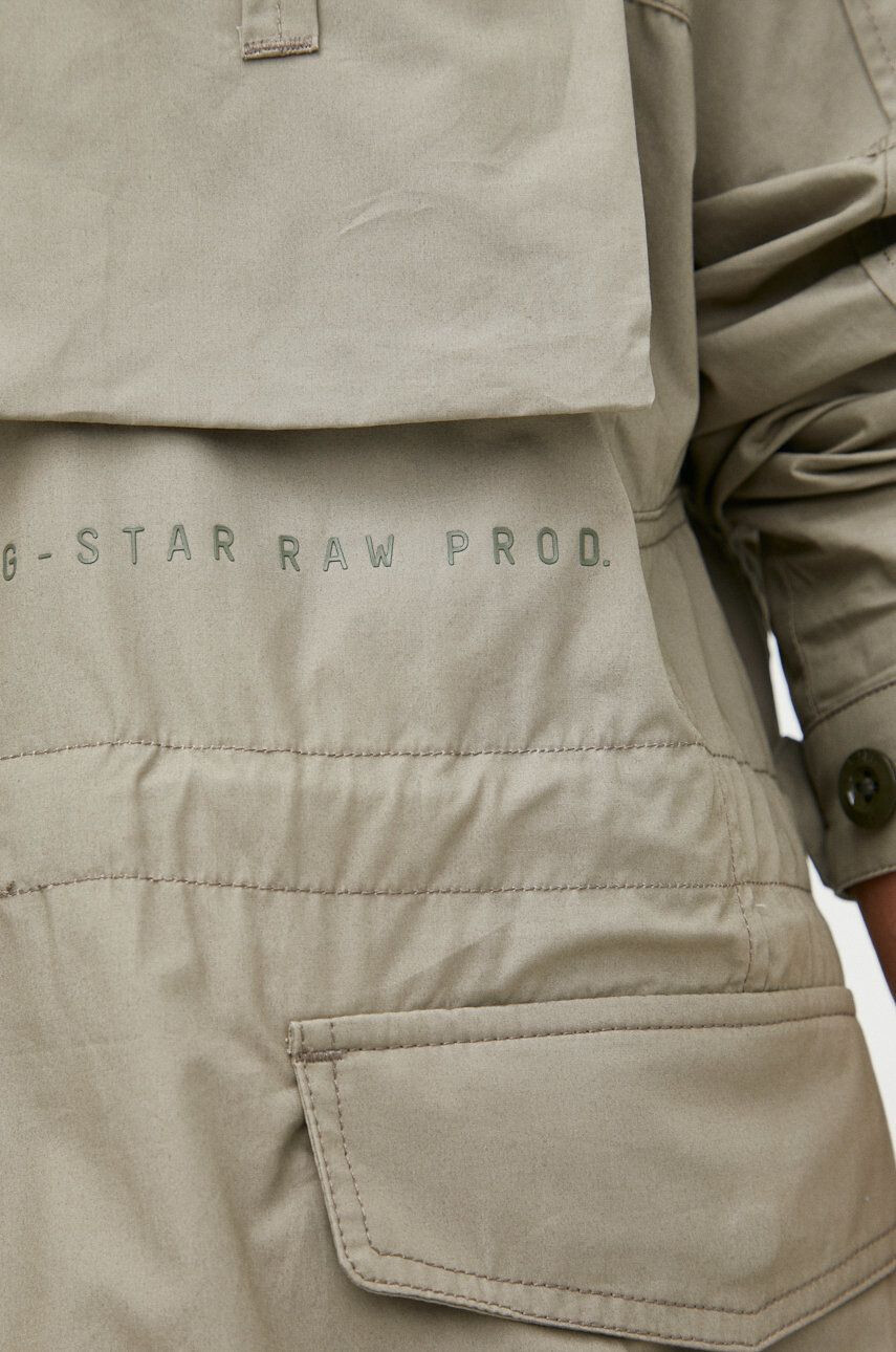 G-Star Raw Bunda pánska zelená farba prechodná oversize - Pepit.sk