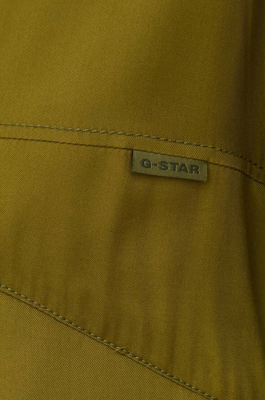 G-Star Raw Bunda dámsky zelená farba prechodná - Pepit.sk