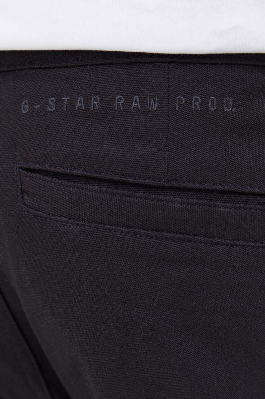 G-Star Raw Nohavice pánske šedá farba strih chinos - Pepit.sk