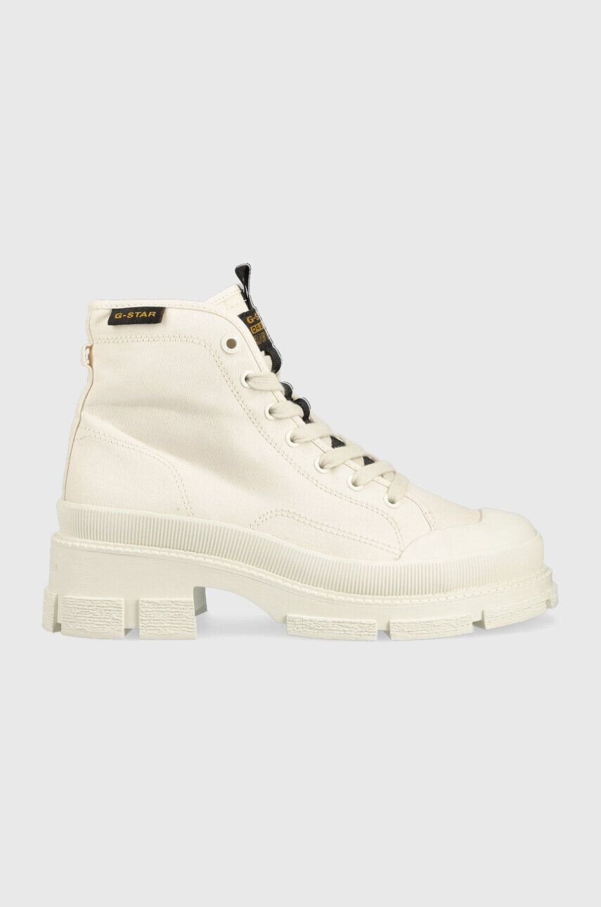 G-Star Raw Tenisky Aefon Ii Mid dámske béžová farba - Pepit.sk