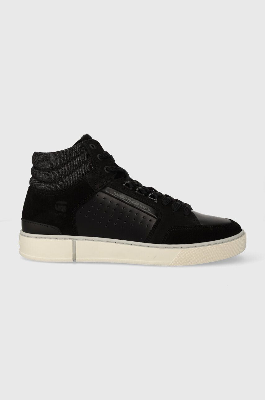 G-Star Raw Tenisky RAVOND II MID LEA čierna farba 2342005714.BLK - Pepit.sk