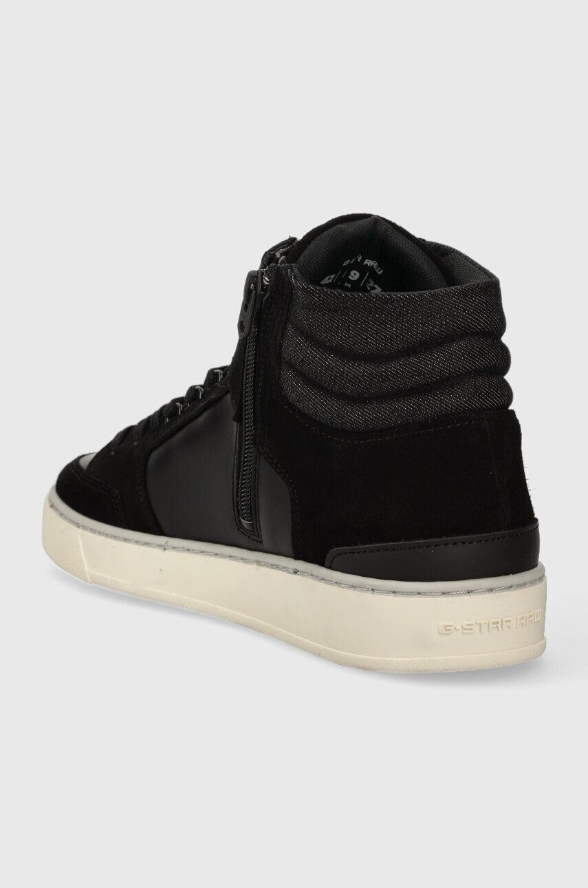 G-Star Raw Tenisky RAVOND II MID LEA čierna farba 2342005714.BLK - Pepit.sk