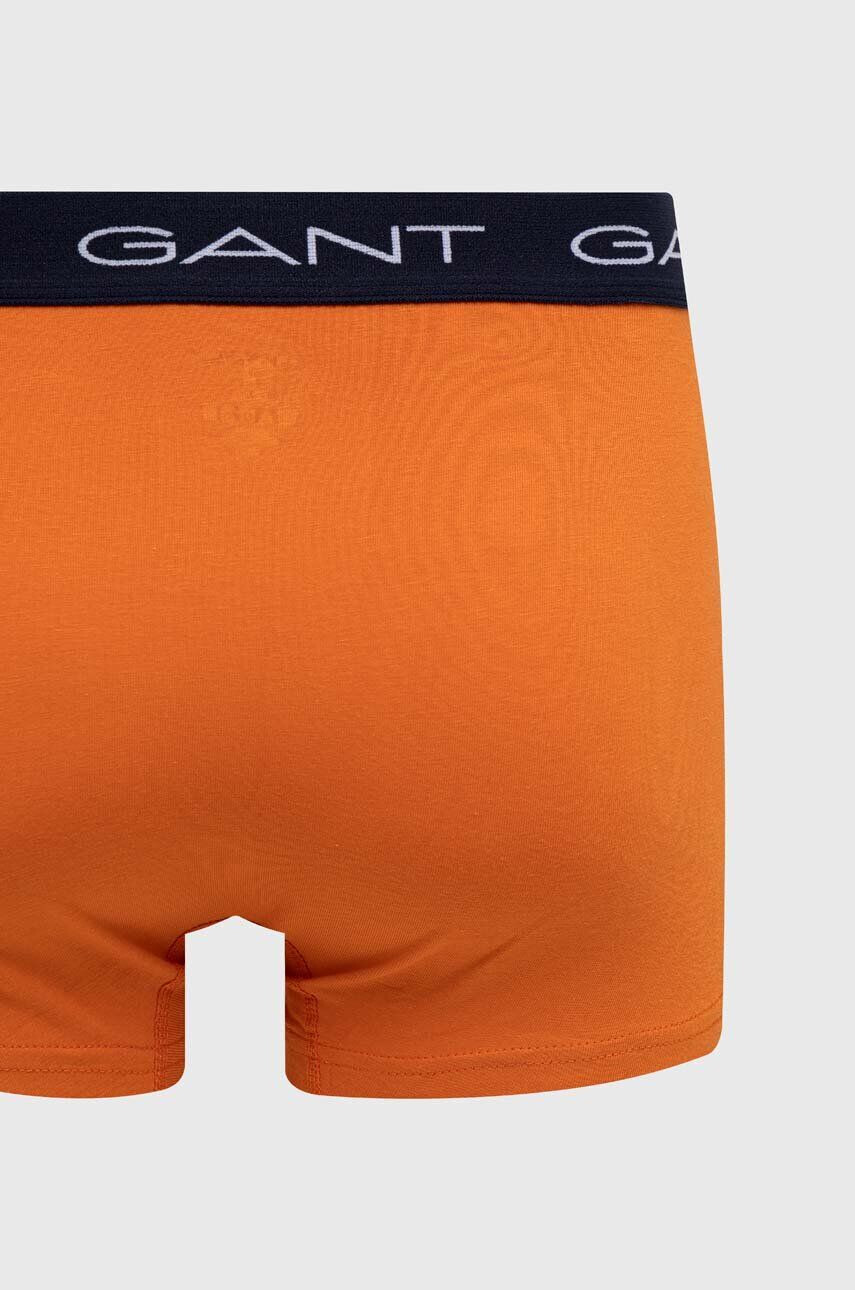 Gant Boxerky 3-pak pánske oranžová farba - Pepit.sk