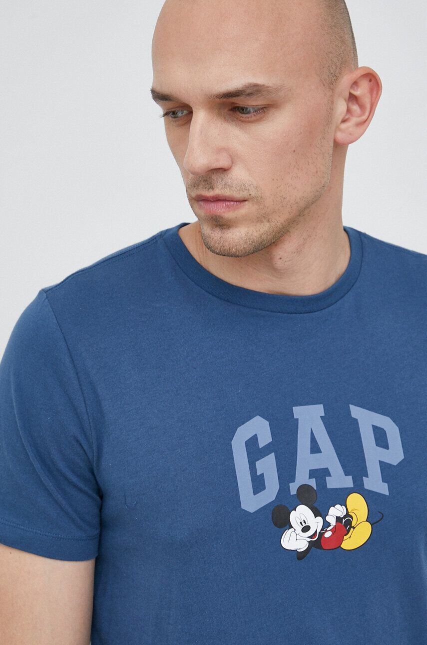 Gap Bavlnené tričko x Disney béžová farba s potlačou - Pepit.sk