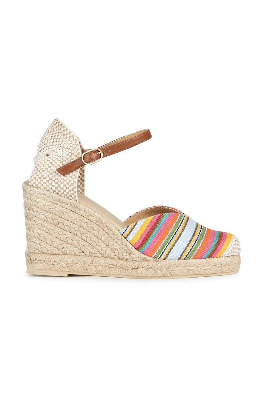 Geox Espadrilky D GELSA béžová farba na kline D35TPA 01143 C0G5F - Pepit.sk