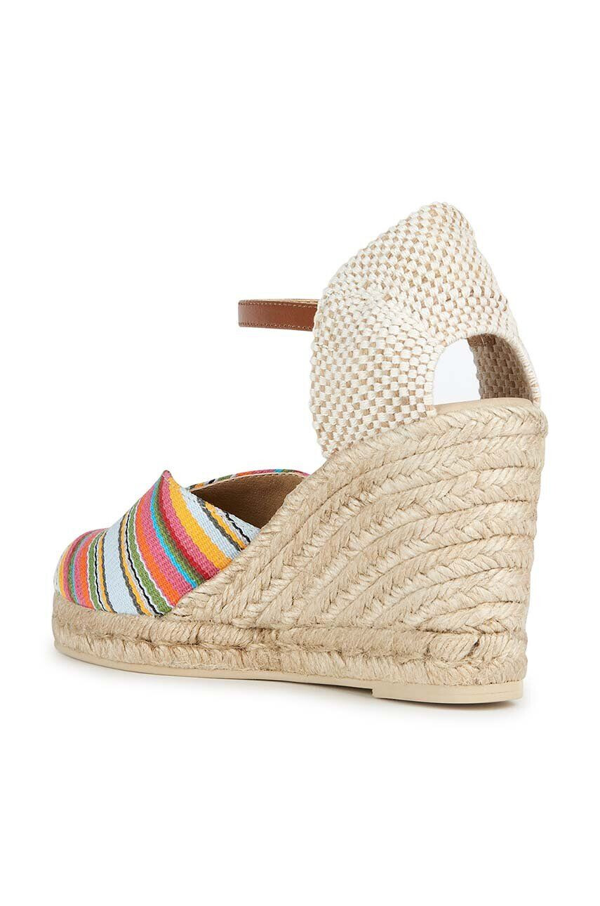 Geox Espadrilky D GELSA béžová farba na kline D35TPA 01143 C0G5F - Pepit.sk