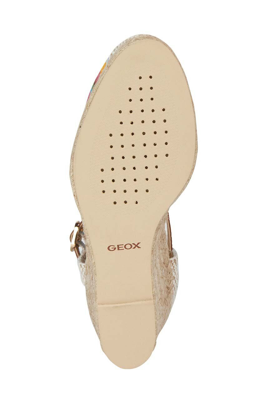 Geox Espadrilky D GELSA béžová farba na kline D35TPA 01143 C0G5F - Pepit.sk