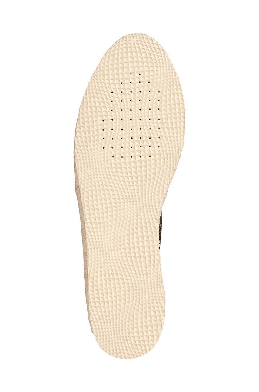 Geox Kožené espadrilky D LAMPEDUSA čierna farba D35V0A 02285 C9999 - Pepit.sk