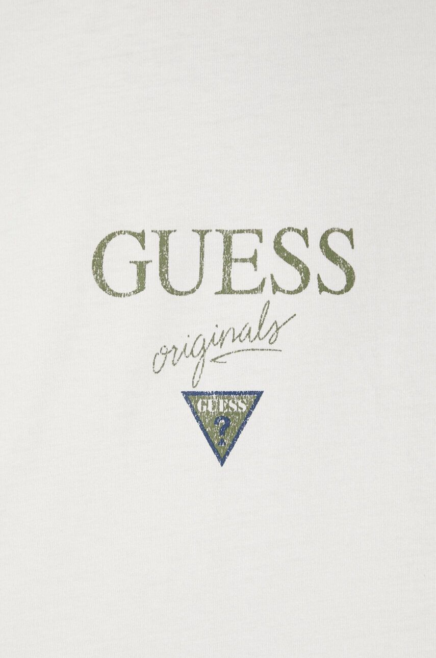 Guess Originals Bavlnené tričko červená farba vzorovaný - Pepit.sk