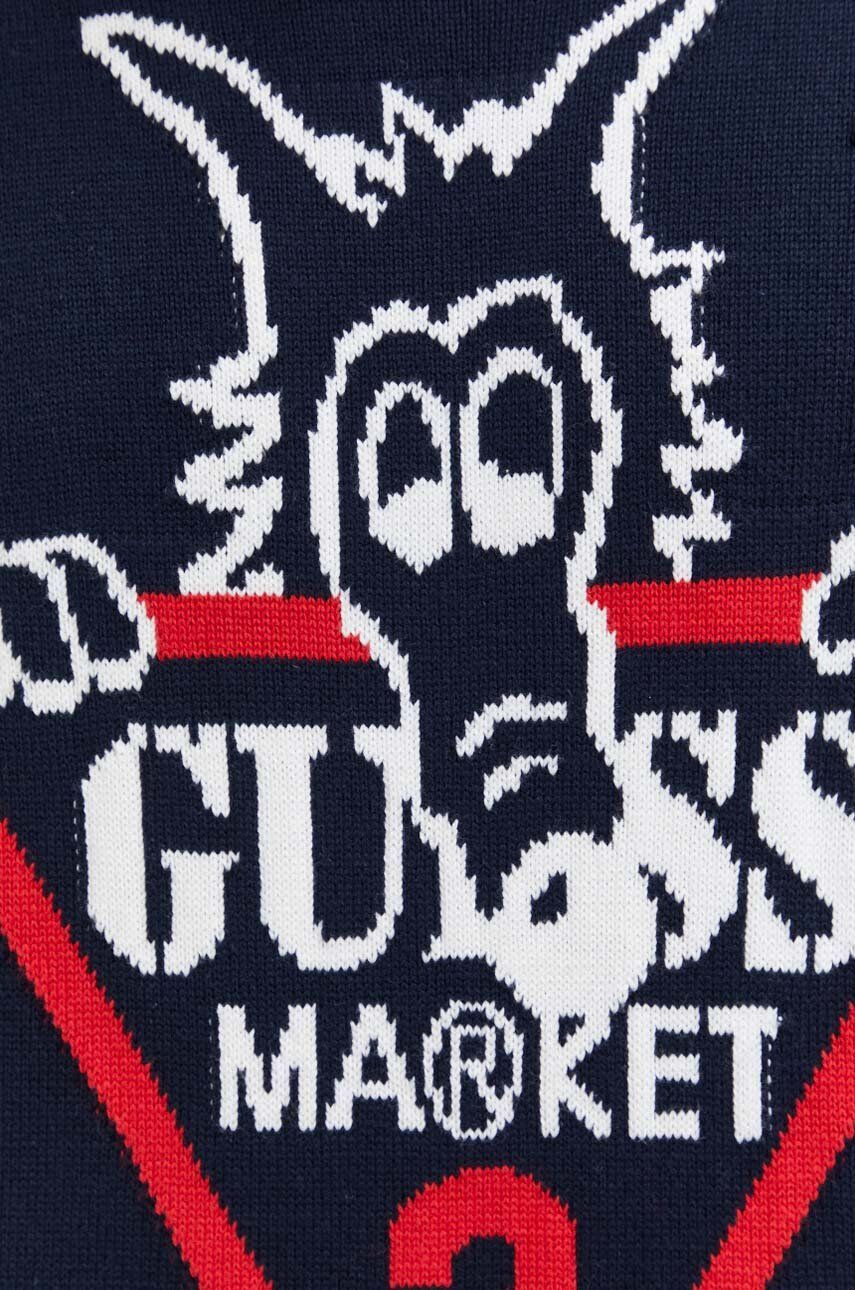 Guess Originals Bavlnený sveter tmavomodrá farba tenký - Pepit.sk