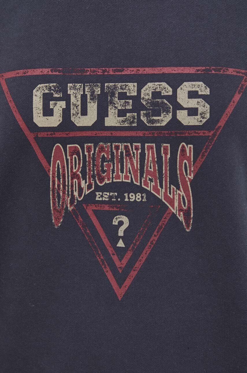 Guess Originals Mikina šedá farba s potlačou - Pepit.sk