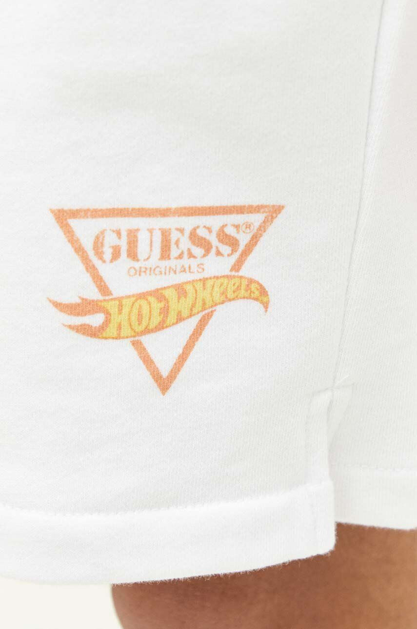 Guess Originals Šortky x Hot Wheels pánske biela farba - Pepit.sk