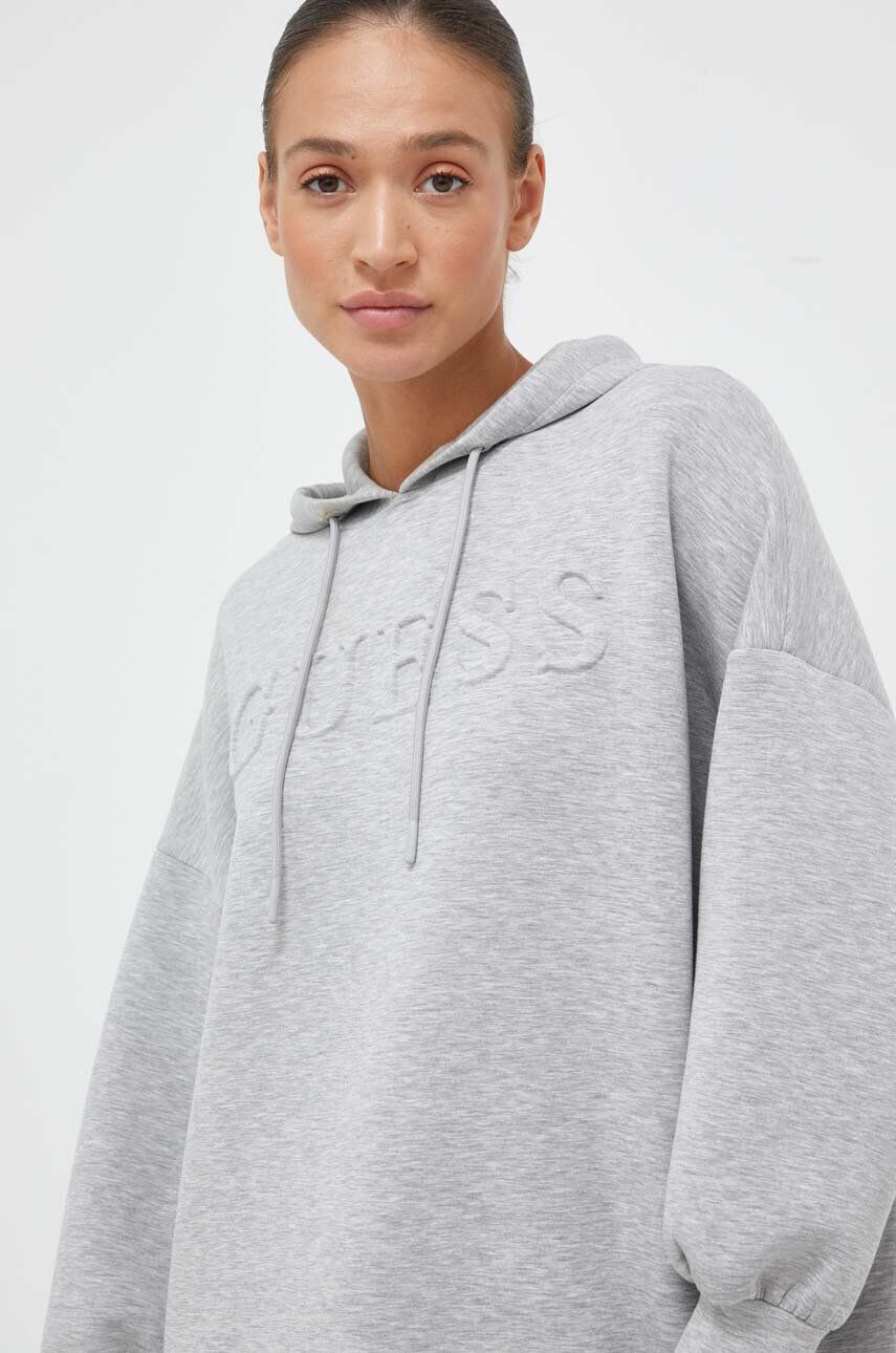 Guess Šaty šedá farba mini oversize - Pepit.sk