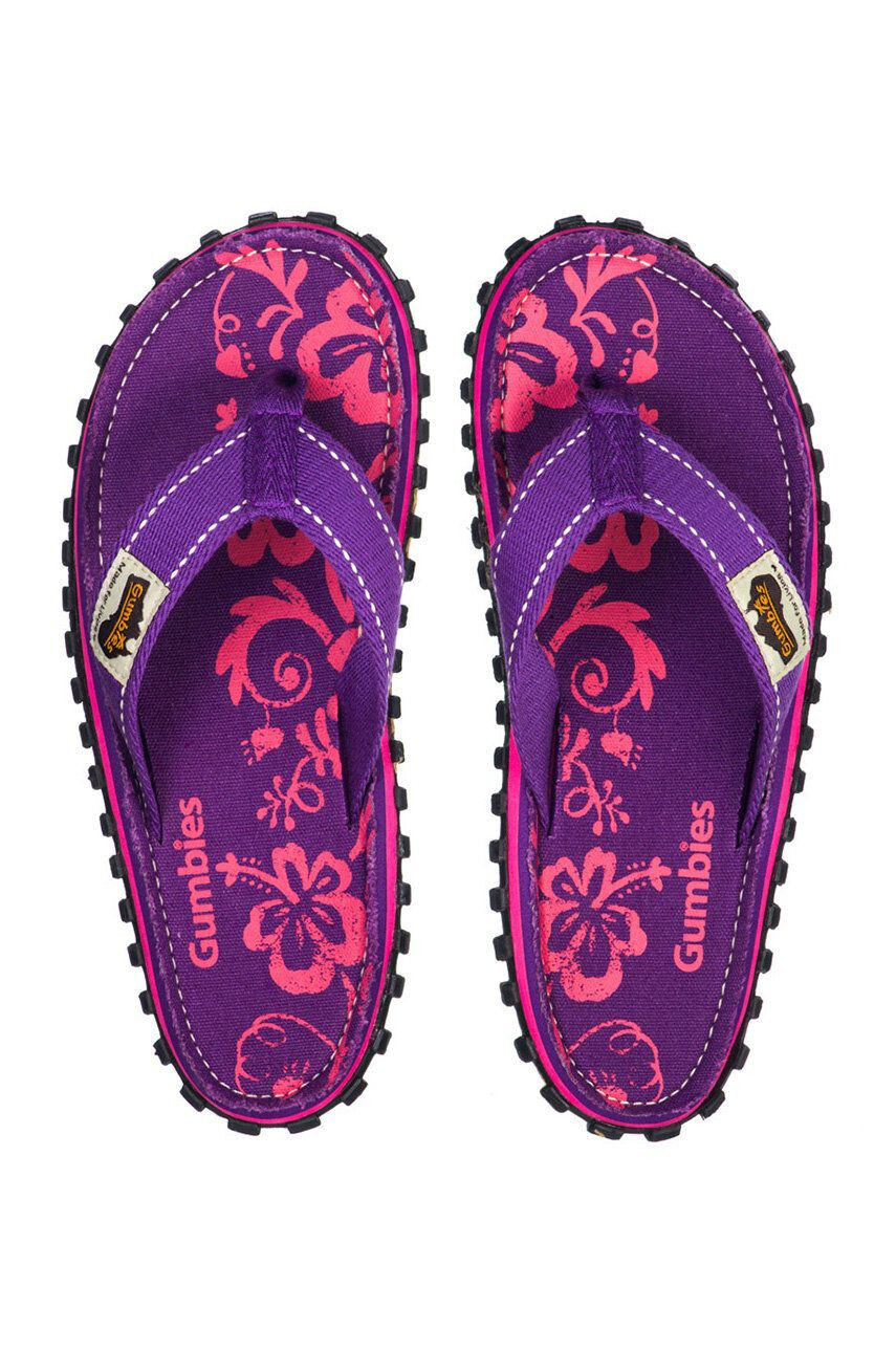 Gumbies Žabky Islander Purple Hibiscu - Pepit.sk