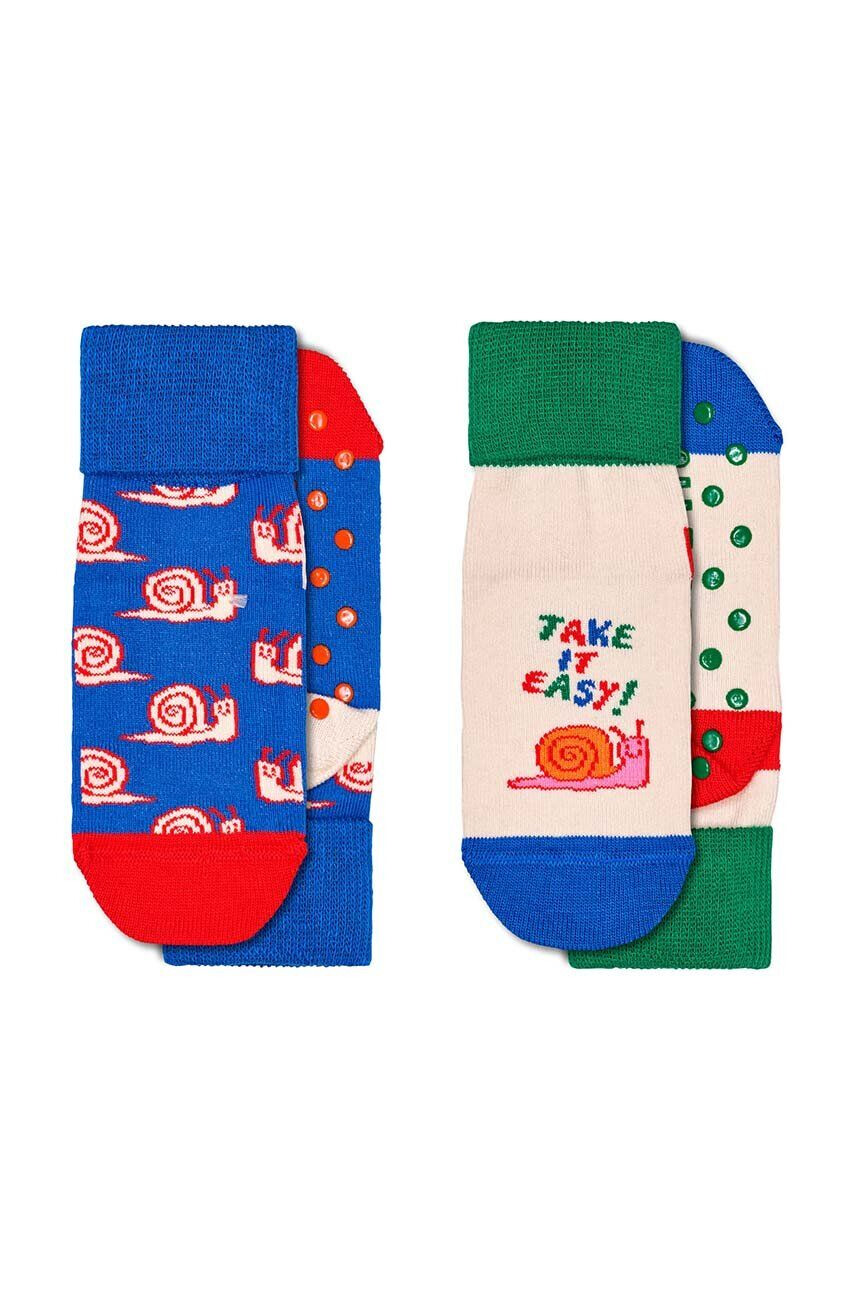 Happy Socks Detské ponožky Antislip Take It Easy Socks 2-pak - Pepit.sk