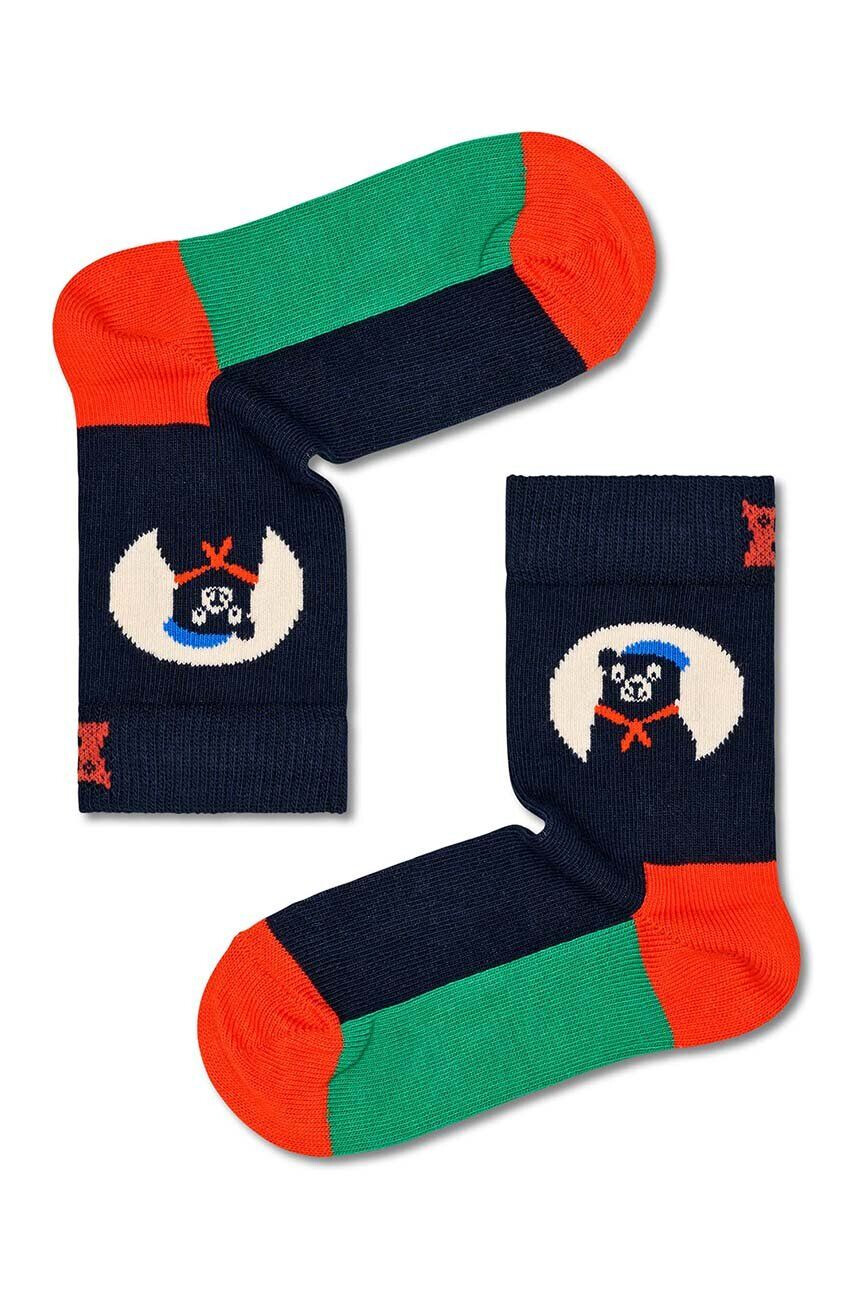 Happy Socks Detské ponožky Scout Life Socks 2-pak biela farba - Pepit.sk