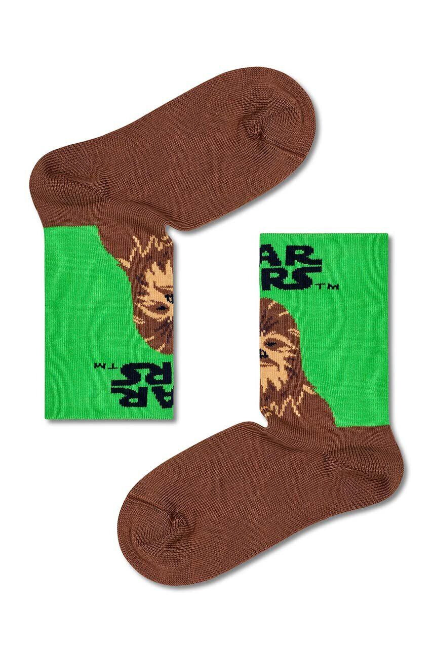 Happy Socks Detské ponožky Star Wars™ Chewbacca Sock hnedá farba - Pepit.sk