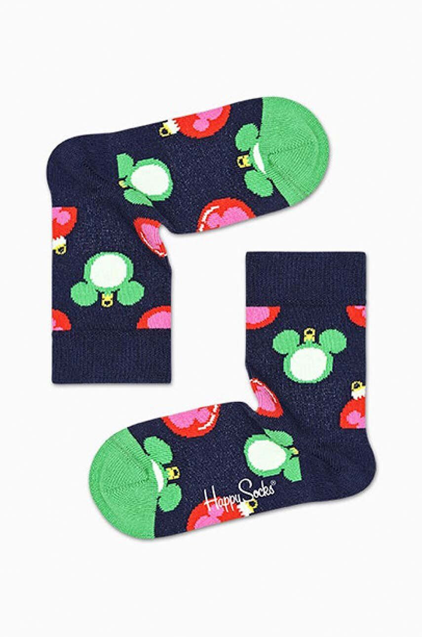 Happy Socks Detské ponožky x Disney Baublelicious tmavomodrá farba KDNY01 6500 - Pepit.sk