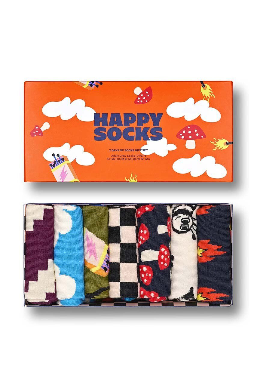 Happy Socks Ponožky A Wild Week Socks 7-pak - Pepit.sk