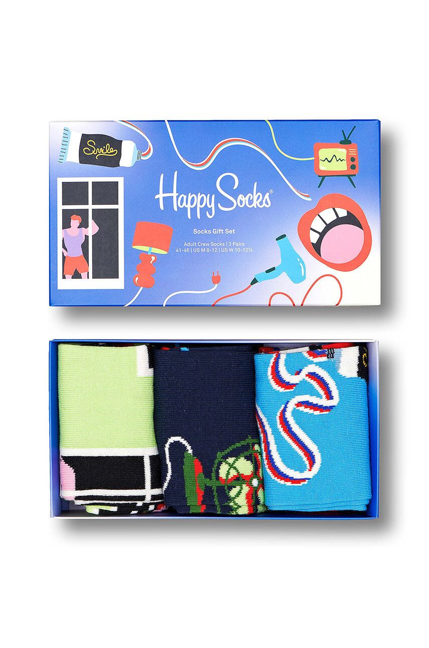 Happy Socks Ponožky Home Edition (3-pack) - Pepit.sk