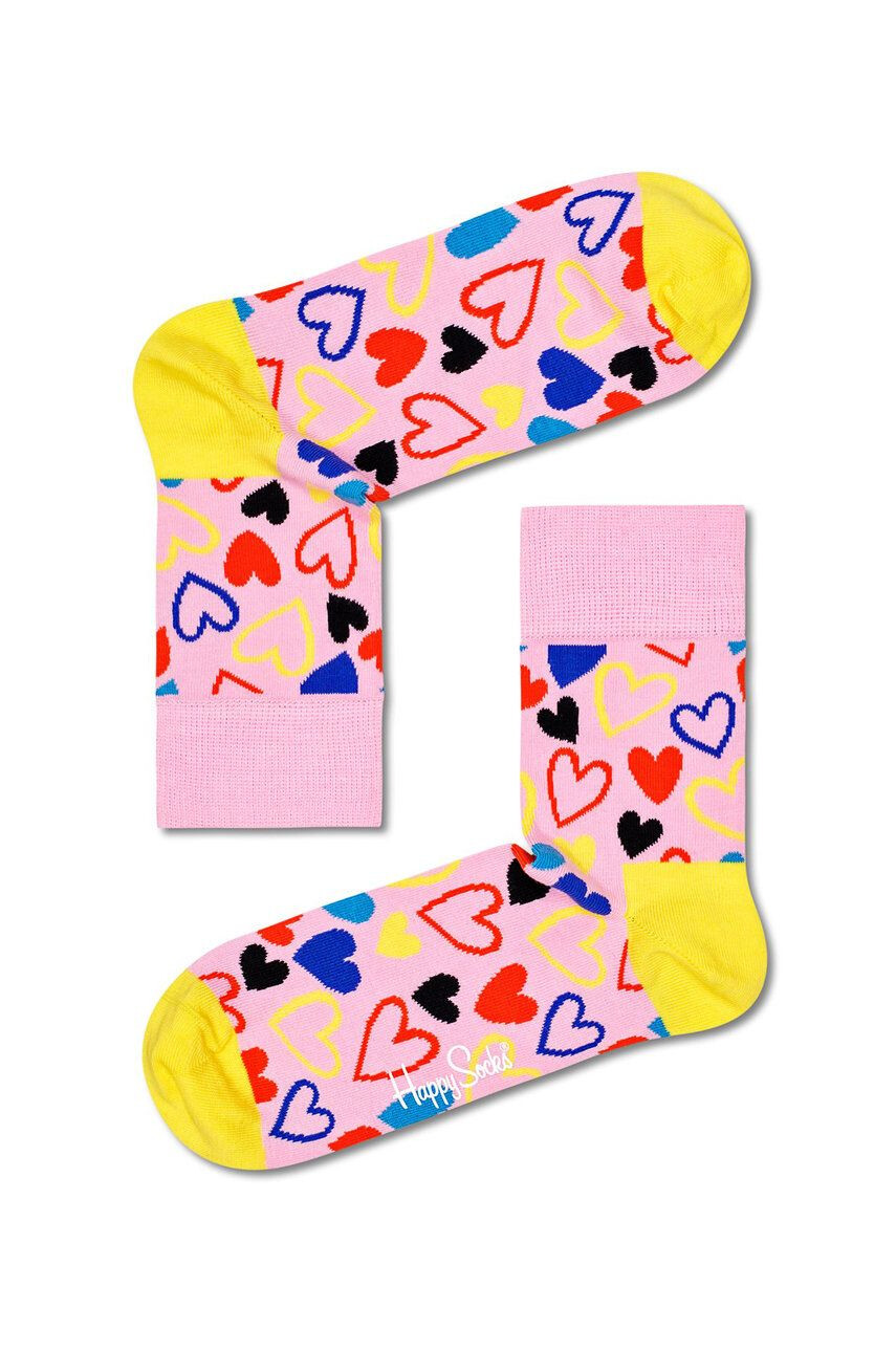 Happy Socks Ponožky I Heart U Half Crew Sock - Pepit.sk