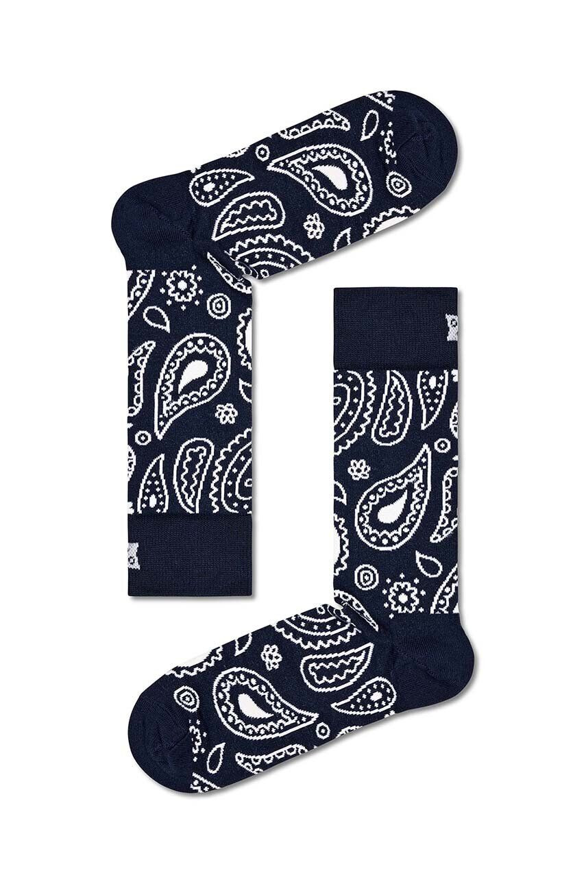 Happy Socks Ponožky Moody Blues Socks 4-pak tmavomodrá farba - Pepit.sk