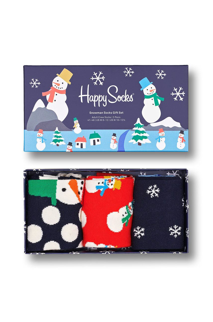 Happy Socks Ponožky Snowman Socks Gift Set 3-pak - Pepit.sk