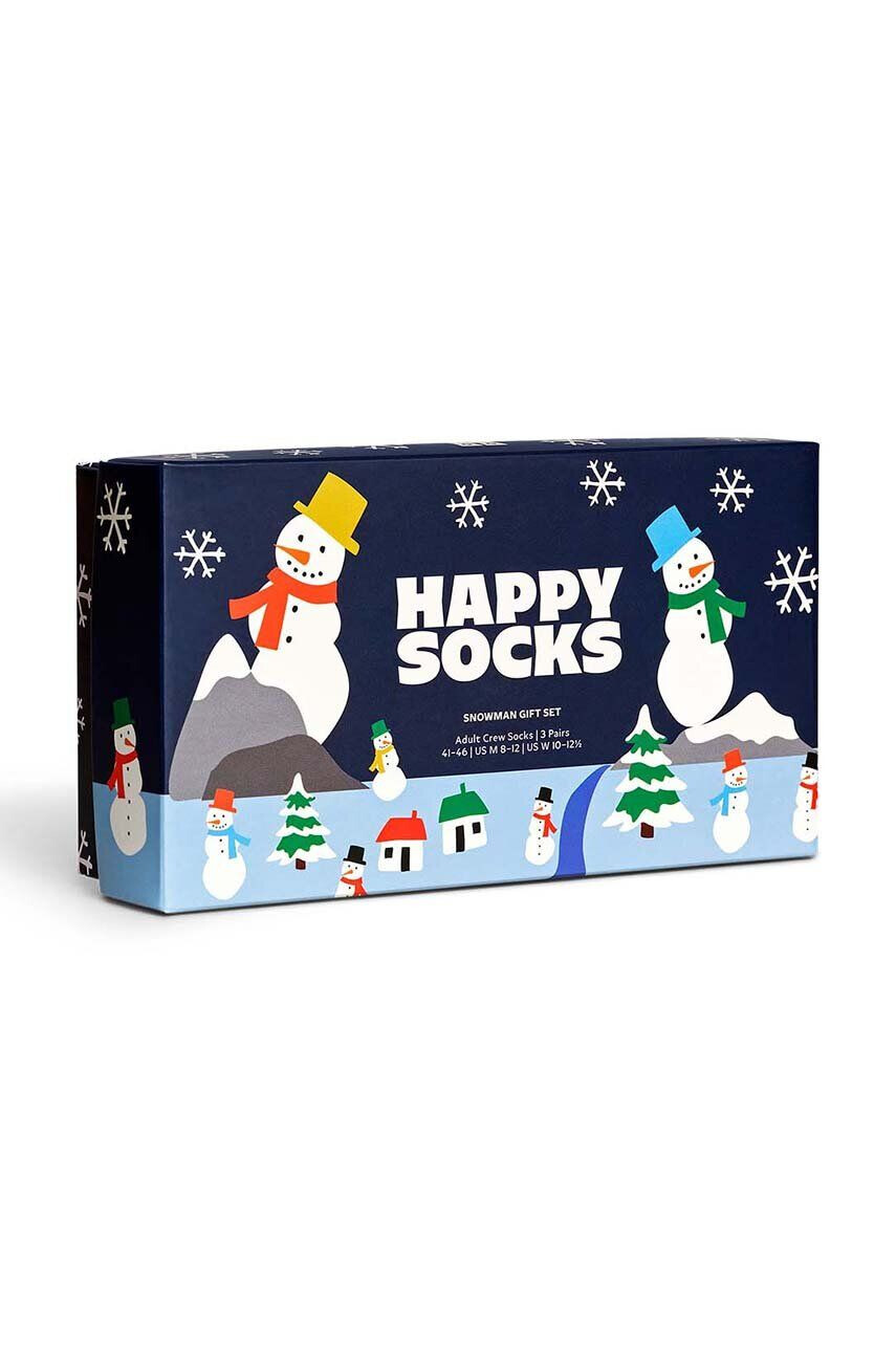 Happy Socks Ponožky Snowman Socks Gift Set 3-pak - Pepit.sk