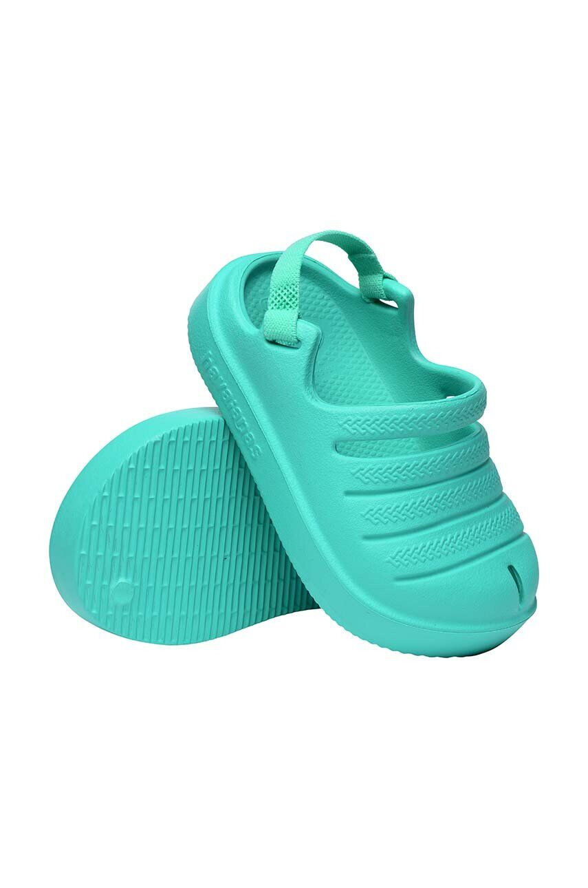 Havaianas Detské sandále CLOG tyrkysová farba - Pepit.sk