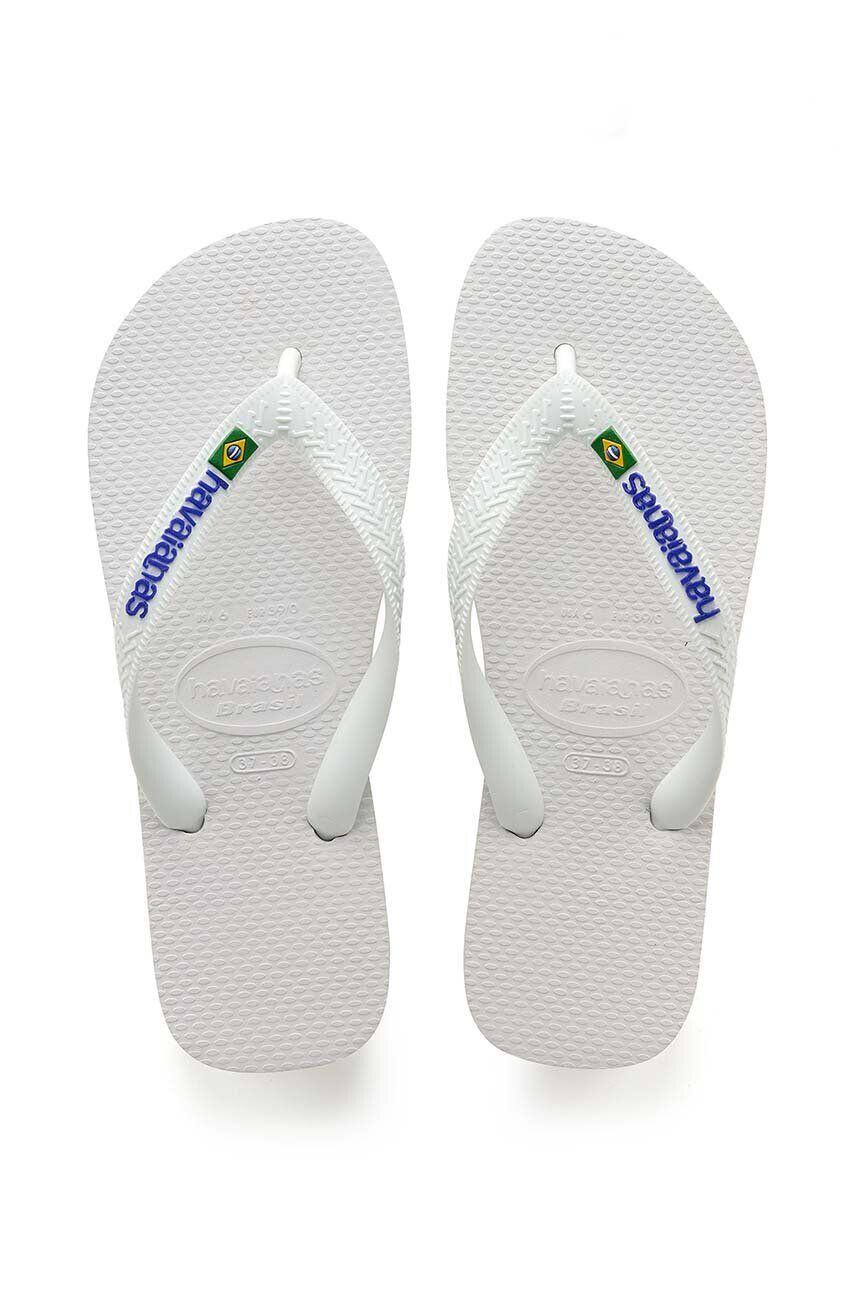 Havaianas Detské žabky BRASIL LOGO biela farba - Pepit.sk