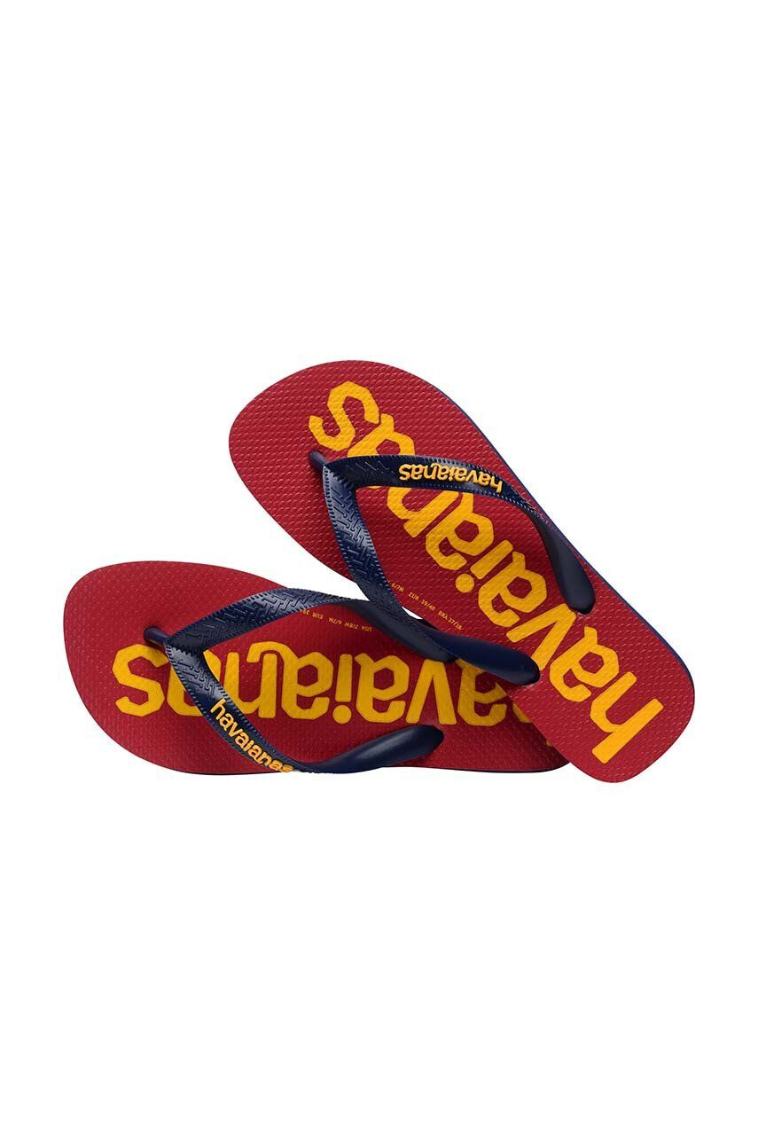 Havaianas Detské žabky LOGOMANIA bordová farba - Pepit.sk