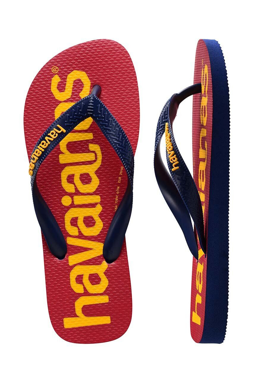 Havaianas Detské žabky LOGOMANIA bordová farba - Pepit.sk