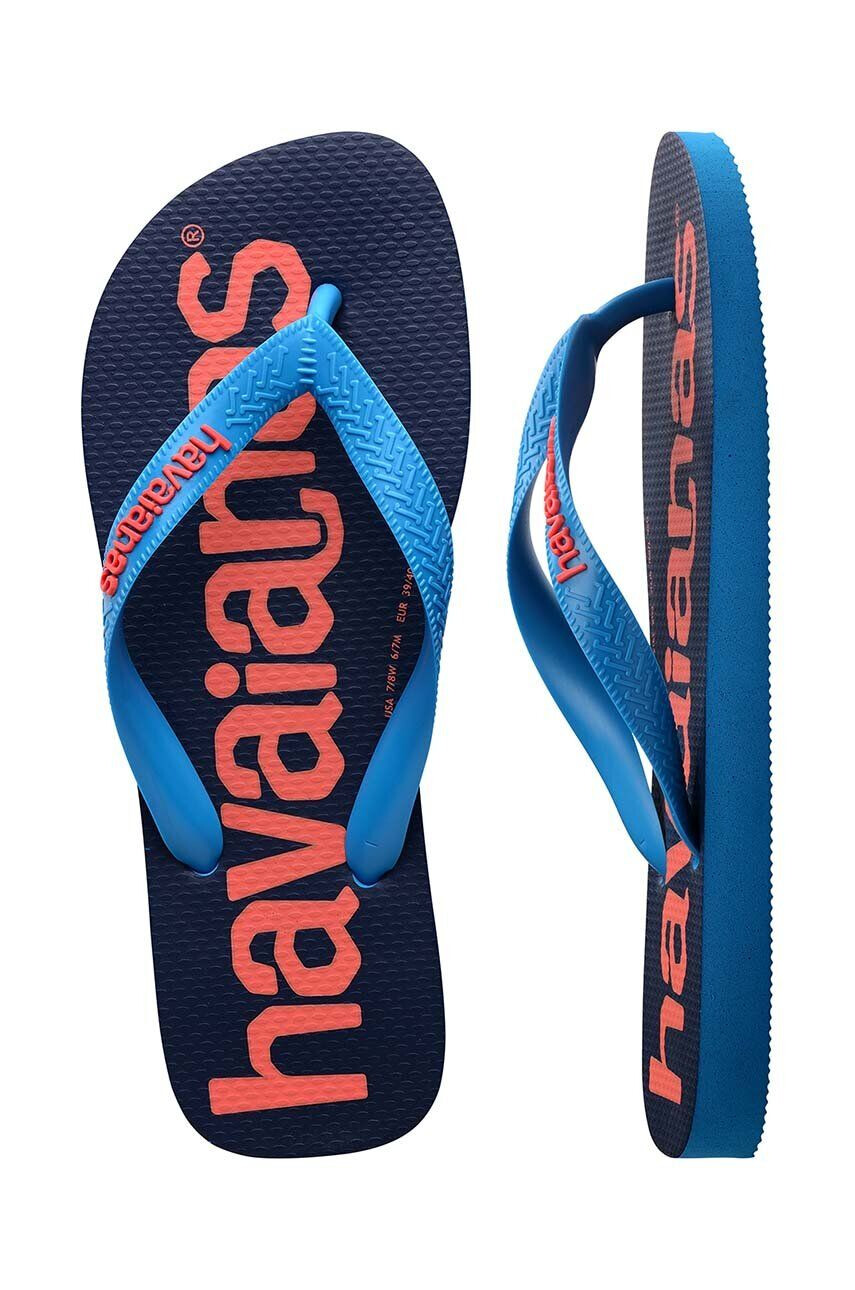 Havaianas Detské žabky LOGOMANIA tmavomodrá farba - Pepit.sk