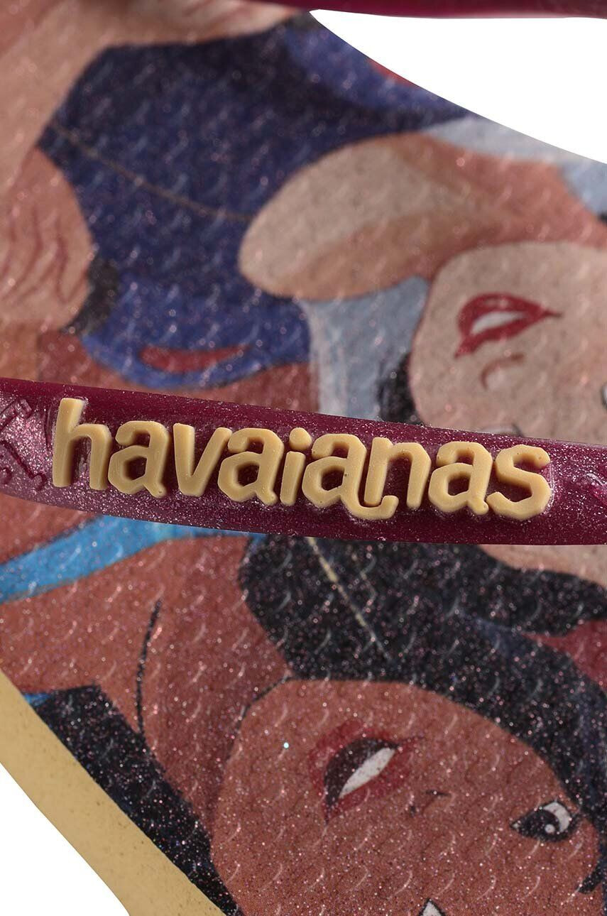 Havaianas Detské žabky SLIM PRINCESS béžová farba - Pepit.sk